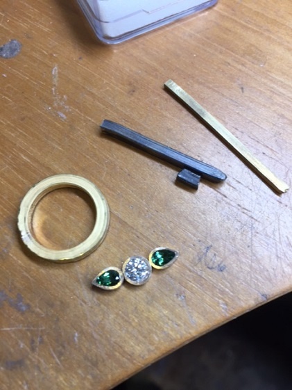 13 Cox & Power Ring Shank & Setting