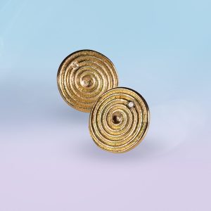Classic Spiral Studs in Fairmined Gold