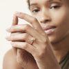 Mandarin Garnet Statement Ring Fairtrade Rose Gold - By Cox and Power Jewellers London-2