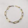 Fine Forged Link Bracelet in Gold and Platinum-Cox and Power
