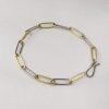 Fine Forged Link Bracelet in Gold and Platinum-Cox and Power