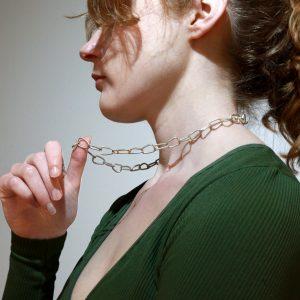 Force of Nature Link Necklace in Silver and Fairmined 18ct Gold